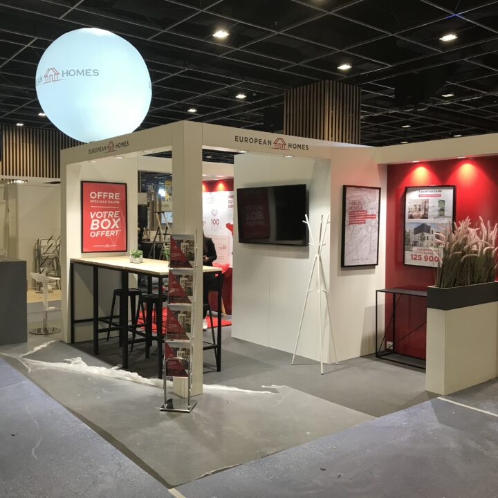Stand European Homes Paris par Artéa Events