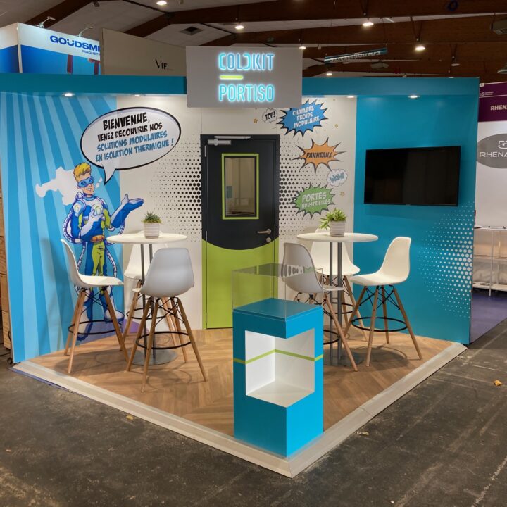 Stand Portiso par Artéa Events