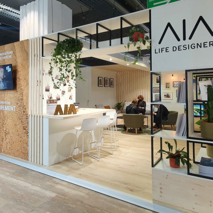 Stand AIA LIFE DESIGNERS 36m² SIMI par Artéa Events