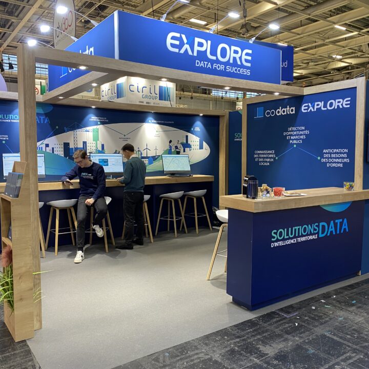 EXPLORE Salon des Maires 30m² stand modulaire 2