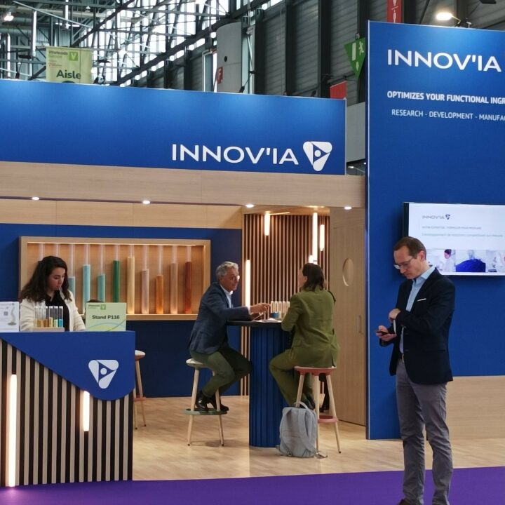 Stand INNOVIA-VITAFOODS-42m² par Artéa Events